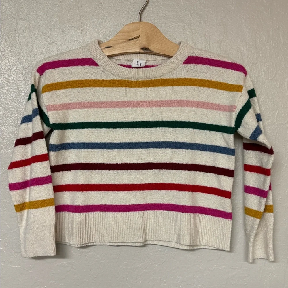 $15 ADD ON y2k baby gap colorful stripe sweater 4Y Zara Peek Mini Boden Baby Gap